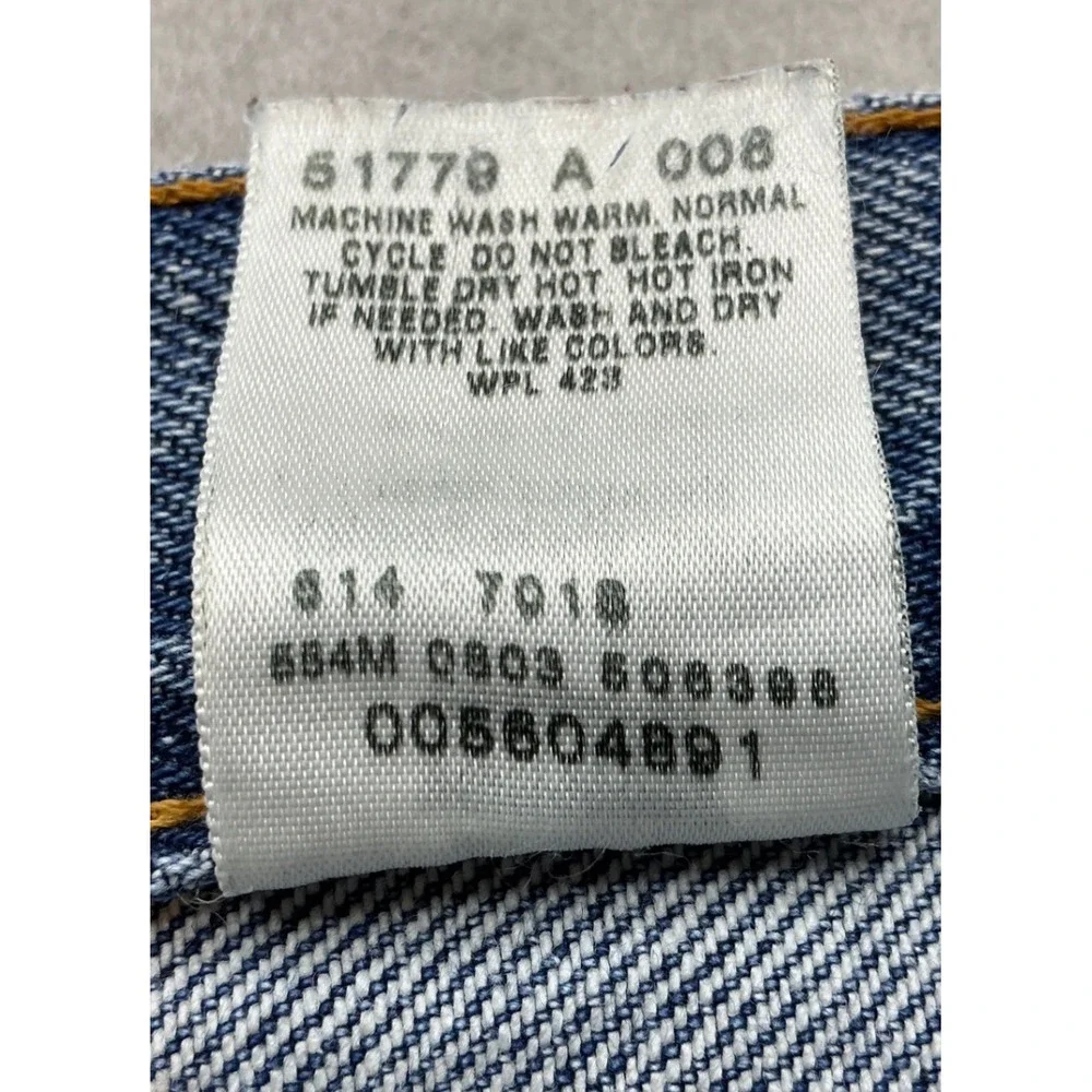 Levi's Vintage Made in USA 560 Comfort Fit Jeans Loose Tapered 36x32‎ Blue Denim